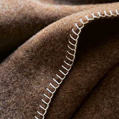 Schafschurwoll-Naturhaardecke Narida