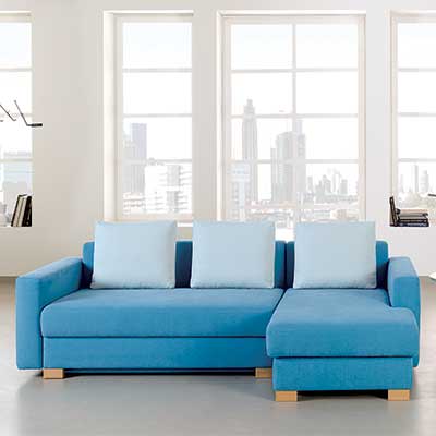 Schlafsofa mit Recamiere Loop