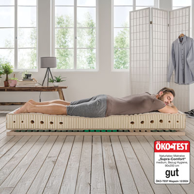 Naturlatex-Matratze Supra-Comfort