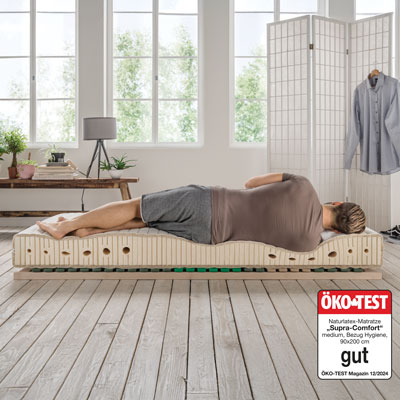 Naturlatex-Matratze Supra-Comfort