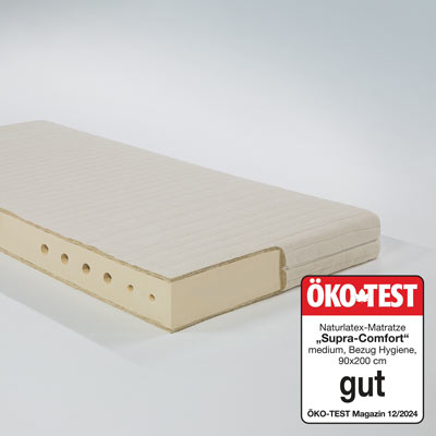 Naturlatex-Matratze Supra-Comfort
