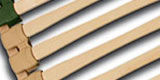 Flacher, metallfreier Bio-Lattenrost Schulter-Komfortzone