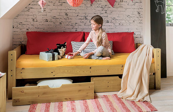 Kinderbetten in der Grösse 90x200 cm | allnatura.ch