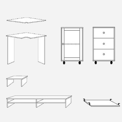Schreibtisch Studioso Flexible Schreibtische Mit System