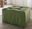 Pouf Vimo, eckig- hoch in moos Pouf Vimo, eckig- hoch, mit 100% Loden-Bezug in moos