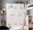 Moderner Kleiderschrank in Spind-Optik Moderner Kleiderschrank in Spind-Optik