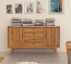 Sideboard Lasala - mit stilechten, schwarzen Knopfgriffen aus Metall Sideboard Lasala - mit stilechten, schwarzen Knopfgriffen aus Metall
