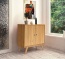 Kommode Lasala, aus massivem, geöltem Holz Massivholzkommode Lasala im Retro-Look