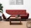 Couch Deria - Angesagter Retro-Stil in kräftigem rot Couch Deria - Angesagter Retro-Stil in kräftigem rot