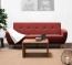 Couch Deria - Angesagter Retro-Stil in kräftigem rot Couch Deria - Angesagter Retro-Stil in kräftigem rot