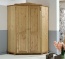 Kiefern-Eckschrank in gelaugt/geölt gelaugt/geölt