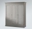 Bauernschrank Margaretha, grau-gewachst Bauernschrank Margaretha, grau-gewachst