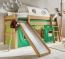 Mini-Hochbett Pico-Fago - Das Spielparadies aus geölter Buche Mini-Hochbett Pico-Fago - Das Spielparadies aus geölter Buche