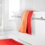 Duschtusch mit Farbverlauf in rot-orange