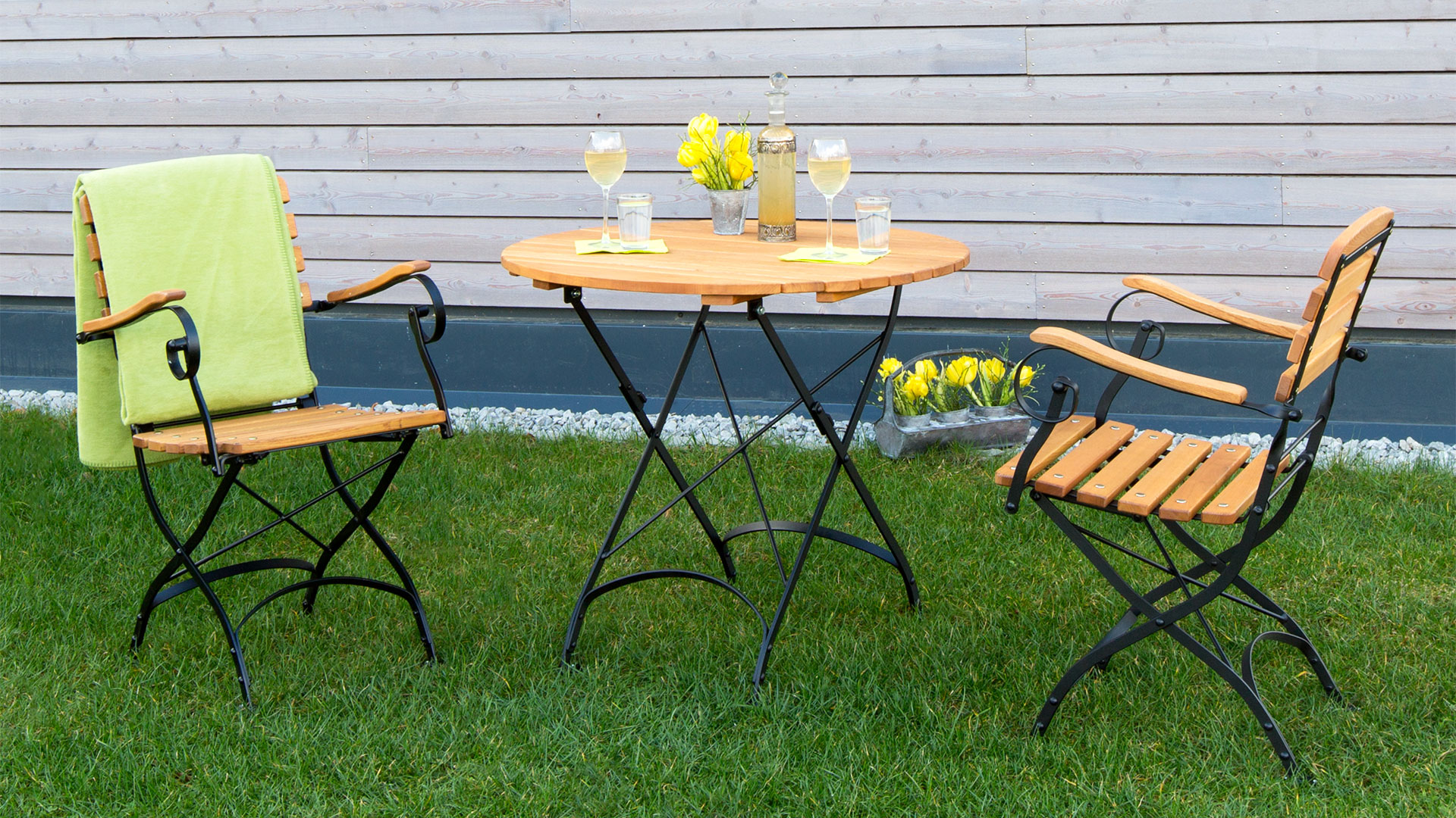 Gartenstuhl "Avio" - massiv Robinie FSC