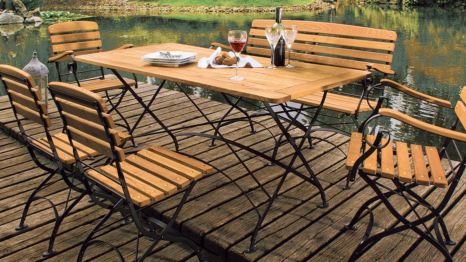 Gartentisch Avio Massiv Robinie Fsc