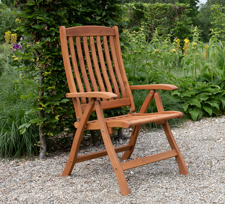 Massiver Gartenklappstuhl für alle Ansprüche Massiver Gartenklappstuhl für alle Ansprüche