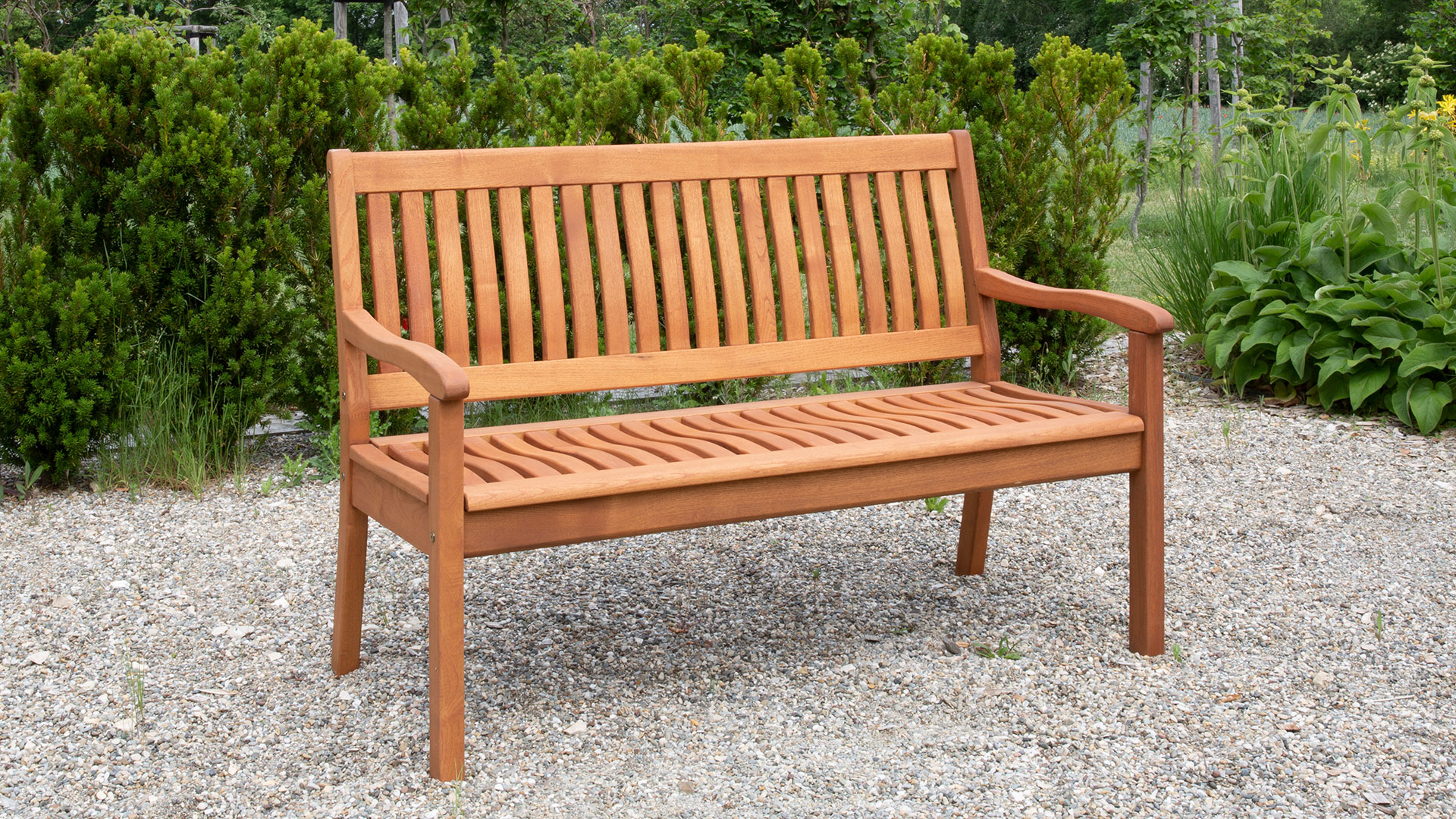 Gartenbank "Celano" massiv Robinie FSC