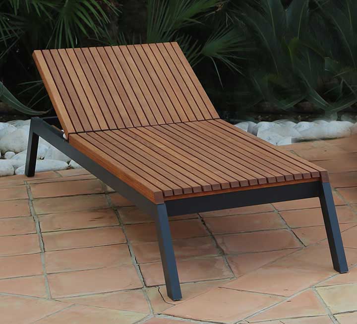 Gartenliege Verano lädt zum Entspannen ein Gartenliege Verano lädt zum Entspannen ein