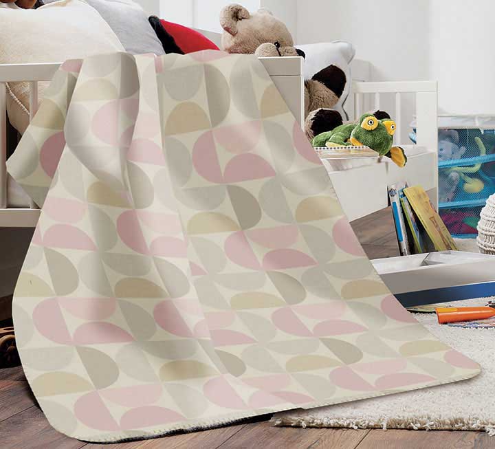 Baumwoll-Kuscheldecke "Cotona-Pastello"