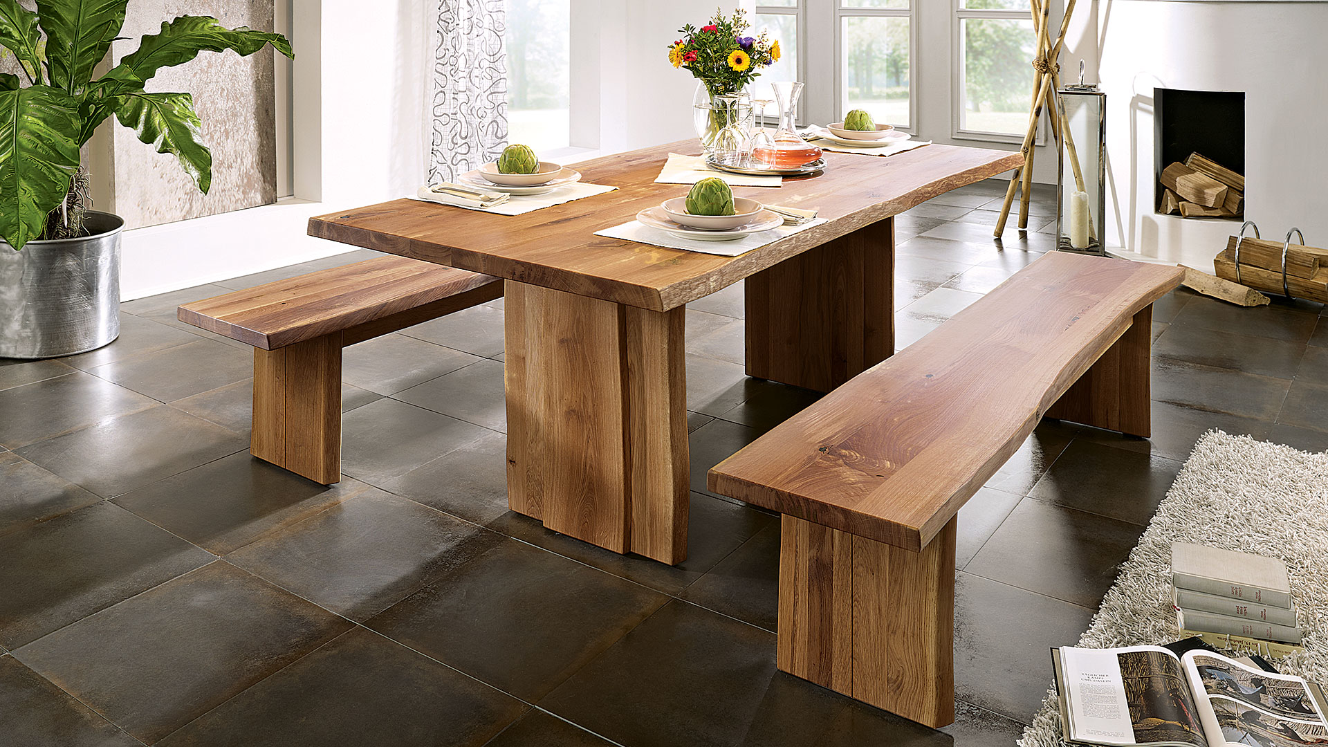 Tisch Trevano 100 Massivholz