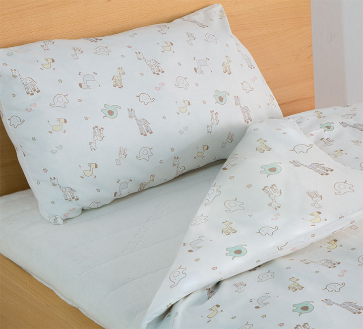 Kinder-Feinjersey-Bettwäsche mit reizenden Motiven Kinder-Feinjersey-Bettwäsche mit reizenden Motiven