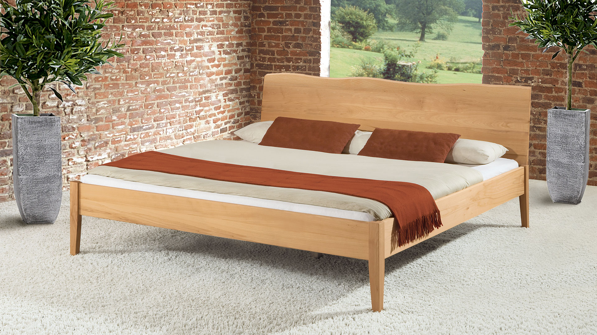 Einzelbett und Doppelbett "Ravenna 06"