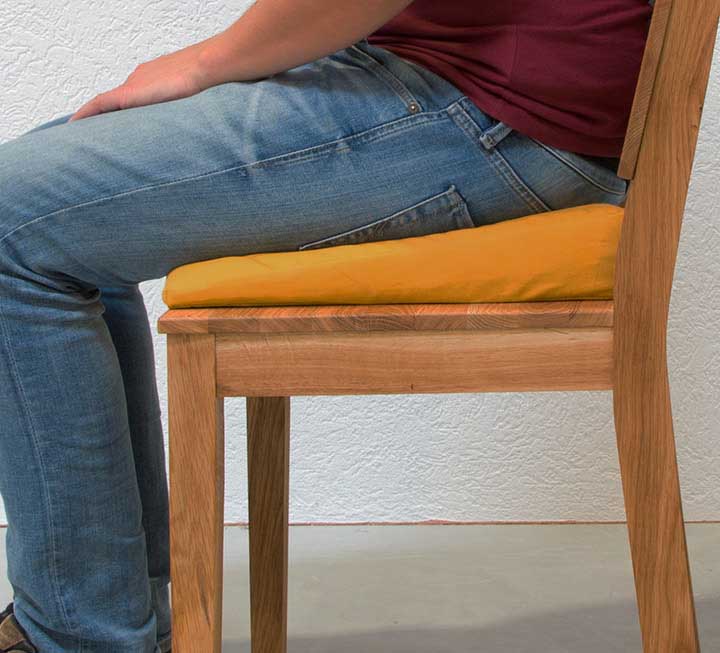 Kokos-Keilkissen für eine optimale Sitzposition Kokos-Keilkissen für eine optimale Sitzposition