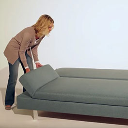 Funktionsvideo zum Schlafsofa Aera