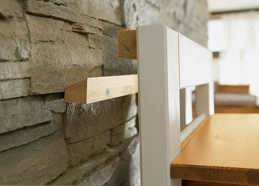 Garderoben-/Regalsystem "Ingresso" aus massivem Kiefernholz