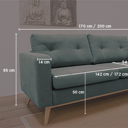 couch lavia fur bequemen sitz