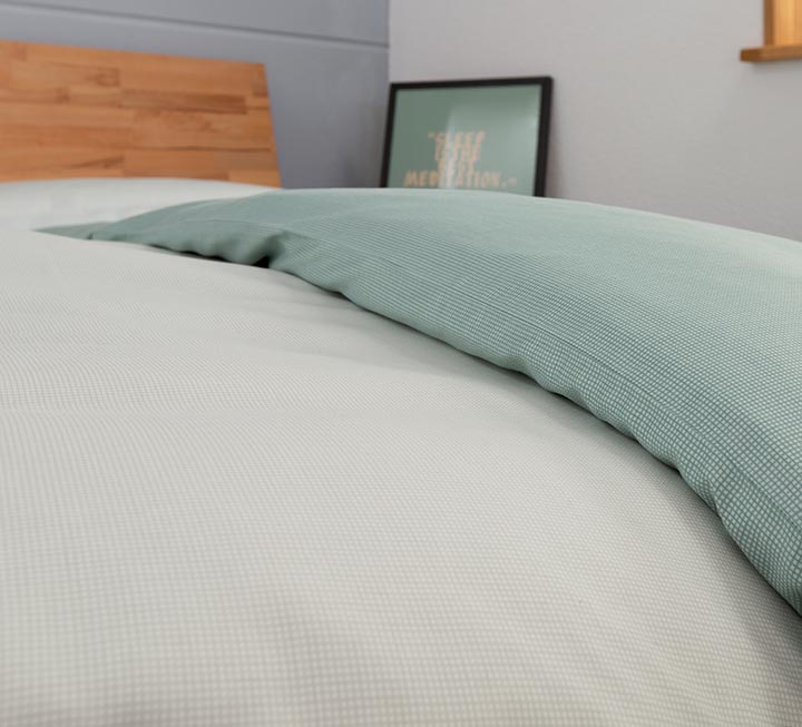 Edler Mako-Satin mit leichtem Glanz Edler Mako-Satin mit leichtem Glanz