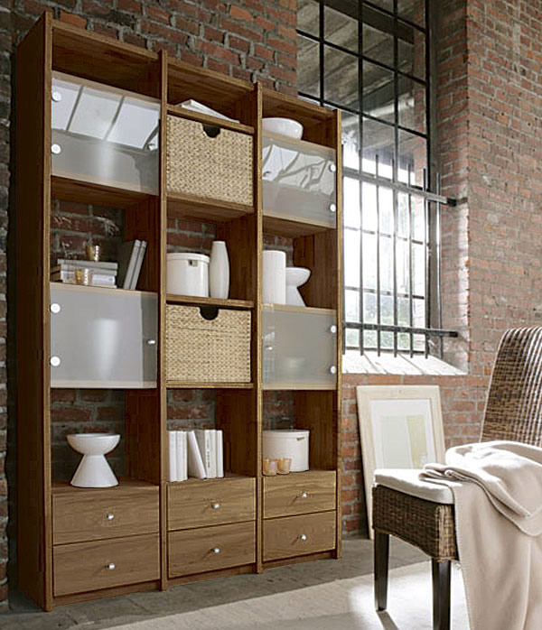 Regal-System "Sedes" Wildeiche - Praktisches, flexibles Endlos-Regalsystem