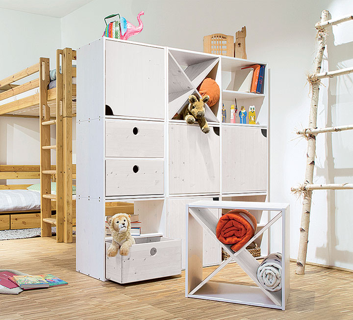 Optimaler Platzsparer fürs Kinderzimmer Optimaler Platzsparer fürs Kinderzimmer