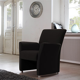 Elegantes Flair für Ihr Wohnzimmer, Stoffart Tango Farbe schwarz