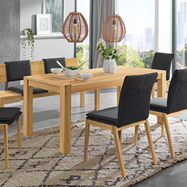 Esstisch "Dinera" - Gemütlicher Tisch in markanter Optik