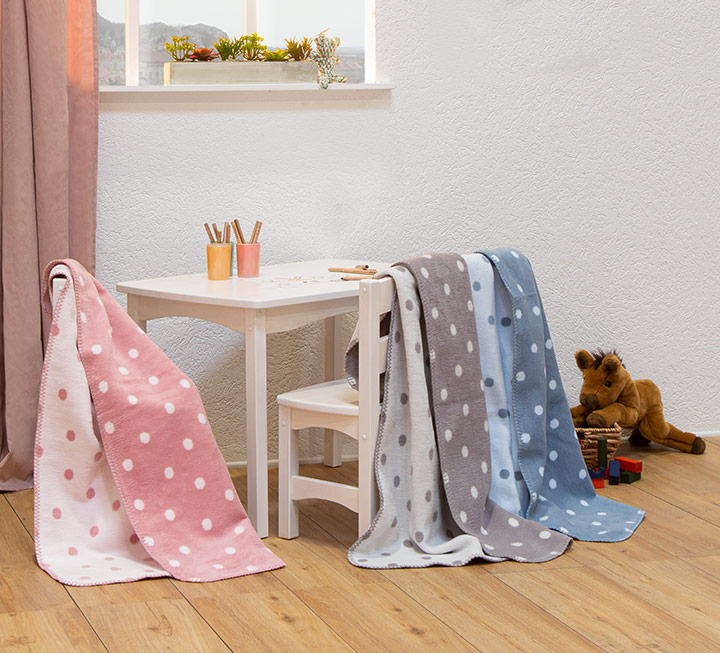 GOTS zertifizierte Baumwoll-Kuscheldecke GOTS zertifizierte Baumwoll-Kuscheldecke