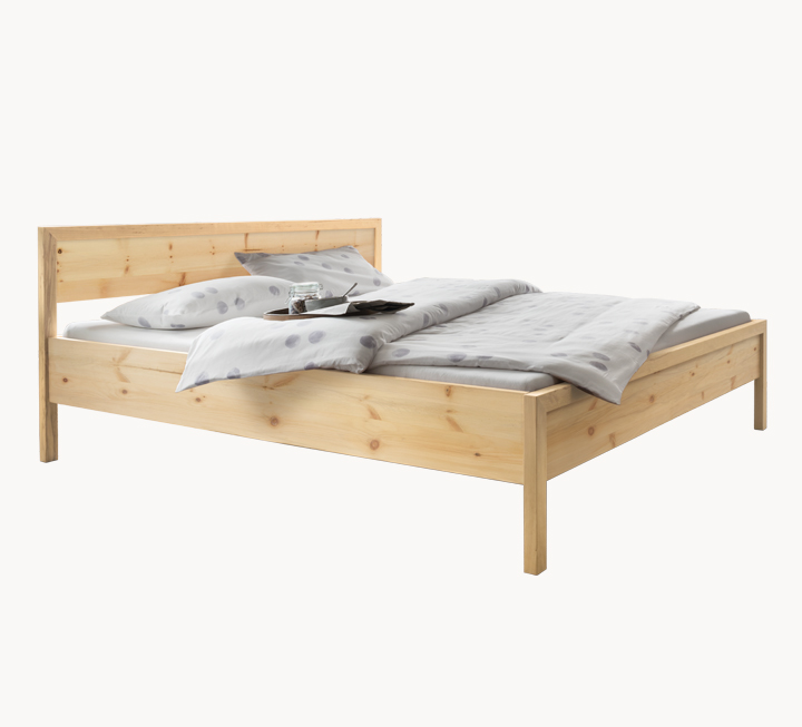 Bett Silia mit komplett metallfreier Konstruktion Bett Silia mit komplett metallfreier Konstruktion