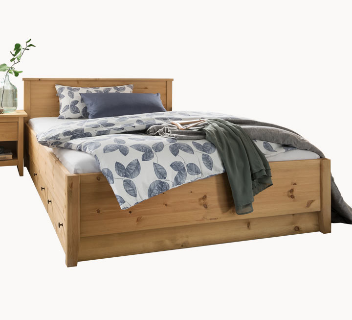 Bett gelaugt/geölt Bett gelaugt/geölt