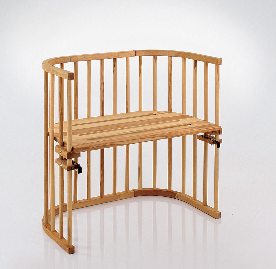 Beistellbett "Piccino by babybay" Aus massiver Buche oder Kernbuche
