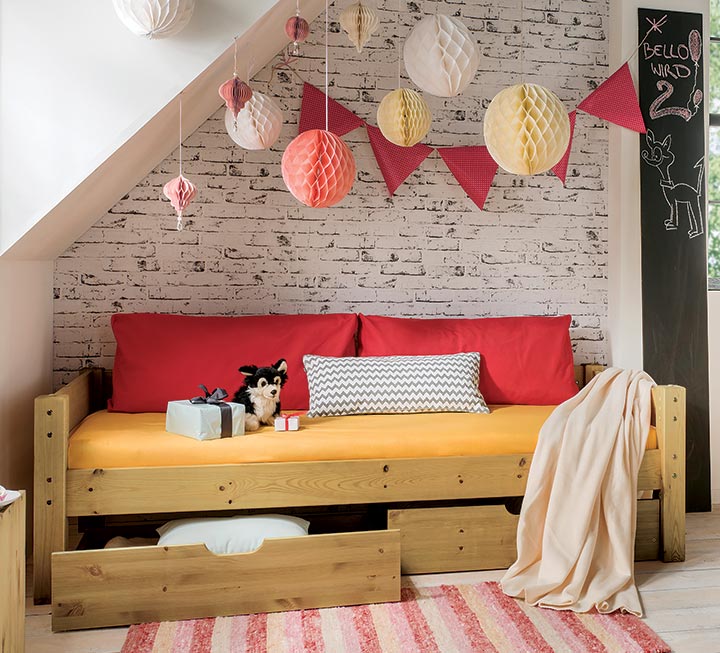 Jugendbett Pico-Pino mit passenden Schubkästen Jugendbett Pico-Pino mit passenden Schubkästen